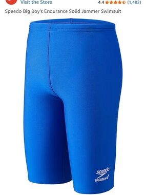 new Boys Speedo XXS Endurance+ Jammer Swim Shorts — Blue